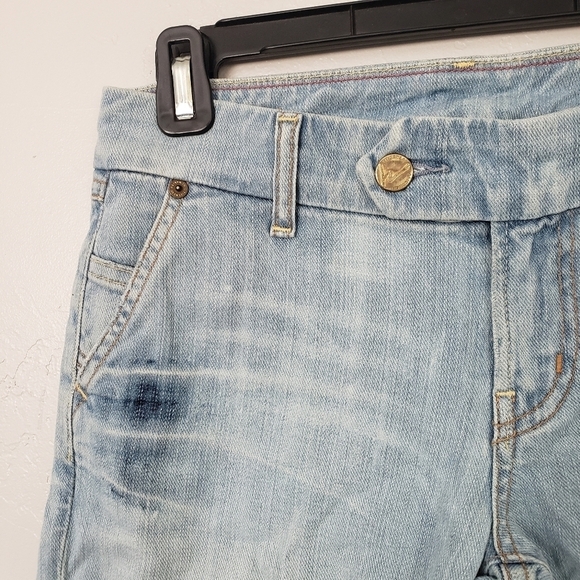 Citizens of Humanity Women's 26 Light Wash Bermuda Shorts Stretch Spring Summer - Picture 8 of 9